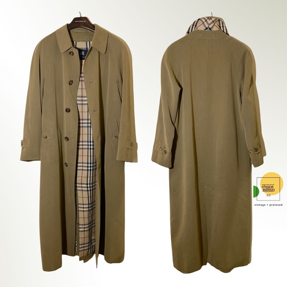 Burberry Single Breasted Trench Coat Nova Check 8